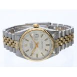 Armbanduhr: Rolex Oyster Perpetual Datejust Chronometer in Stahl/Gold, REF. 16013, 1978/79