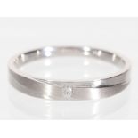 Ring: Moderner Brillant-Platinring