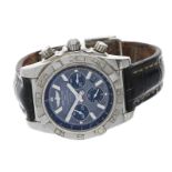 Armbanduhr. sportlicher Breitling Chronograph, Chronometer, Referenz AB0110