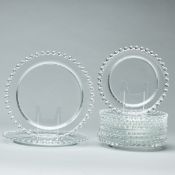 9 Dessertteller und 2 Teller Lalique - Serie Andlau.