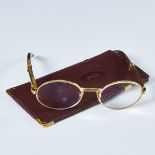 CARTIER - Brille mit geschliffenen Gläsern in Cartier-Etui