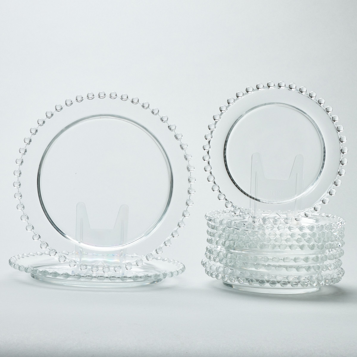 9 Dessertteller und 2 Teller Lalique - Serie Andlau. - Image 2 of 2