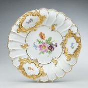 Prunkteller - Blumenbukett. Meissen 1924-1934.