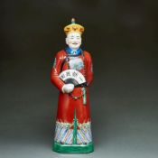 Figur eines Kaisers oder Beamten, China, 20. Jahrhundert