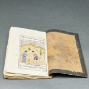 Handschrift mit Miniaturmalereien, Persien, Anfang 20. Jahrhundert