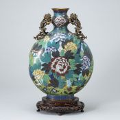 Cloisonné-Pilgerflasche, China, um 1900