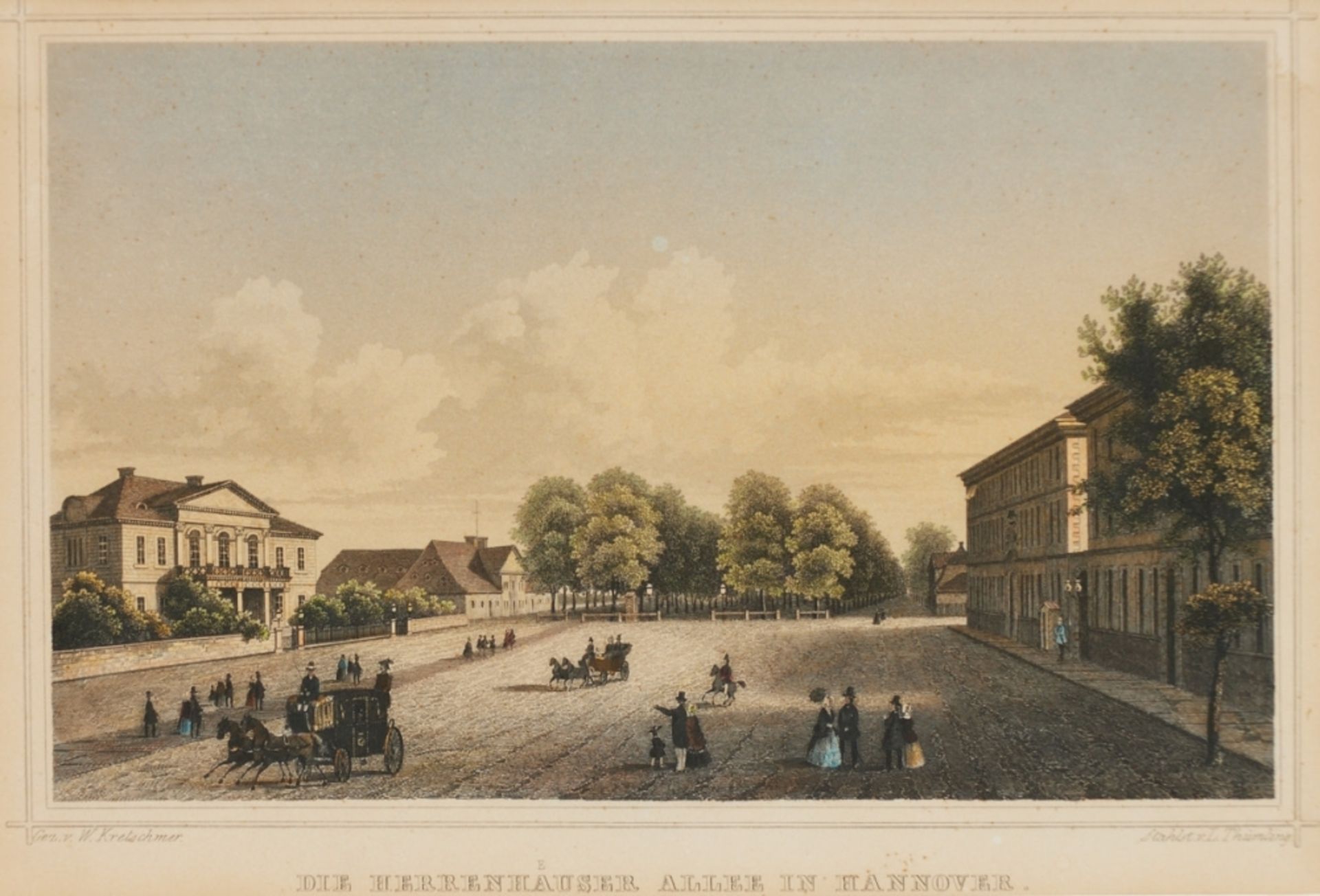 8 Stiche mit Hannover-Ansichten, Deutschland, 19. Jahrhundert / um 1900. - Bild 8 aus 17