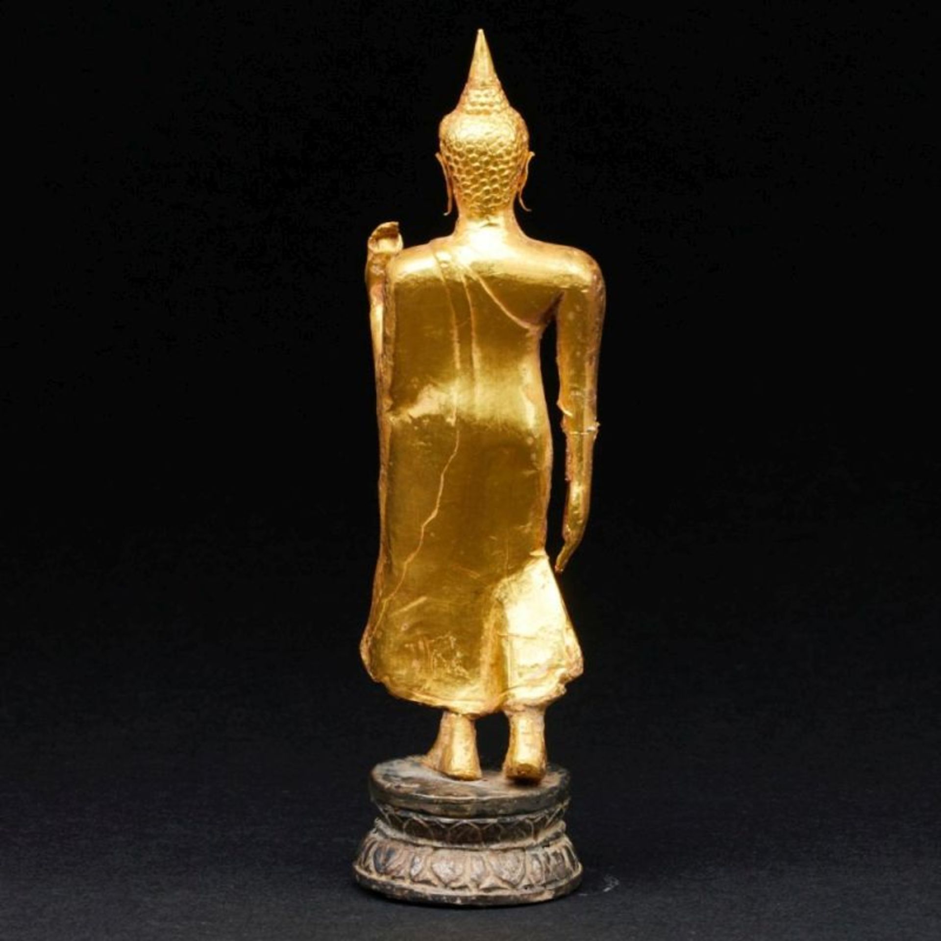 Figur des gehenden Buddha, Thailand - Bild 3 aus 3