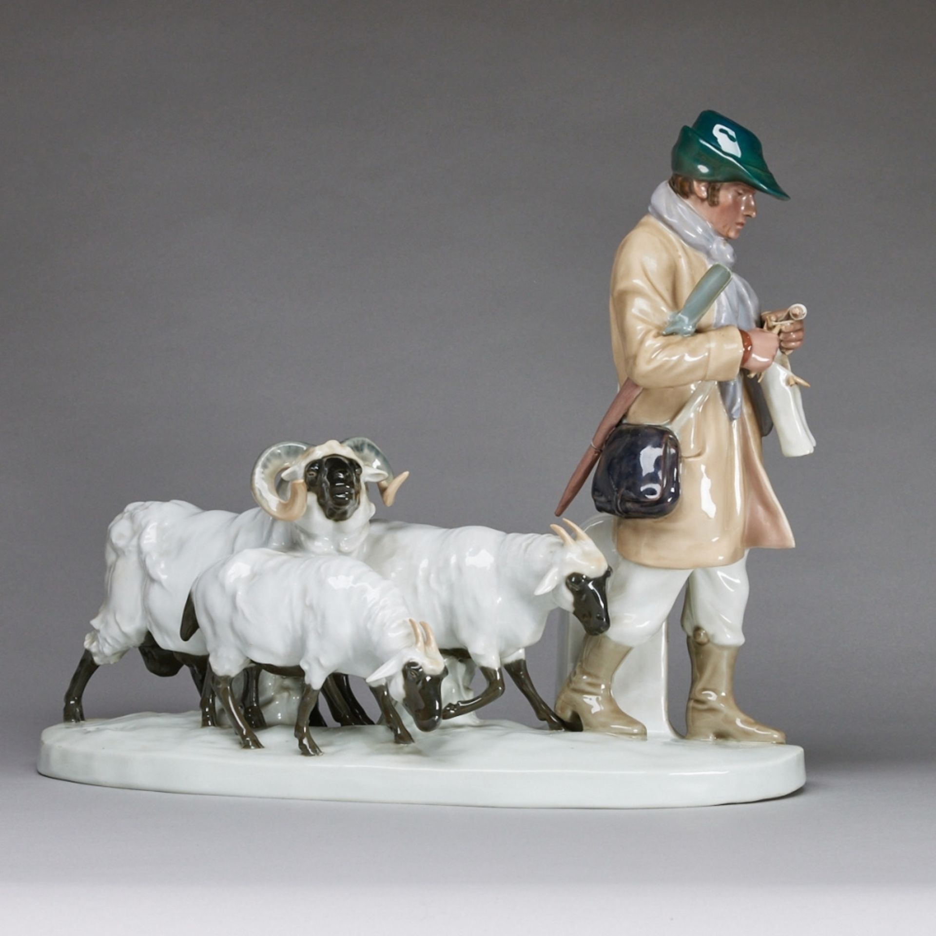 Schäfergruppe - Otto Pilz. Meissen 1924-1934.