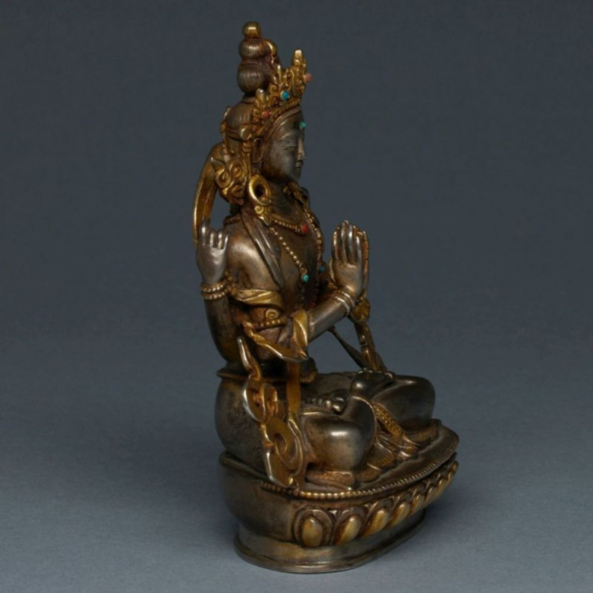 Avalokiteshvara, Tibet, Anfang 20. Jahrhundert - Bild 2 aus 4