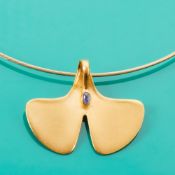 Autorenschmuck: Collier in Gelbgold