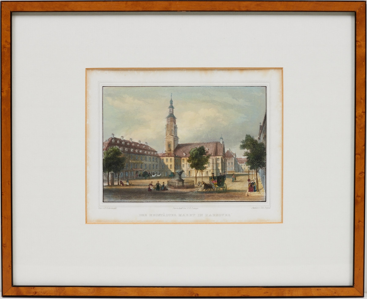 8 Stiche mit Hannover-Ansichten, Deutschland, 19. Jahrhundert / um 1900. - Image 11 of 17