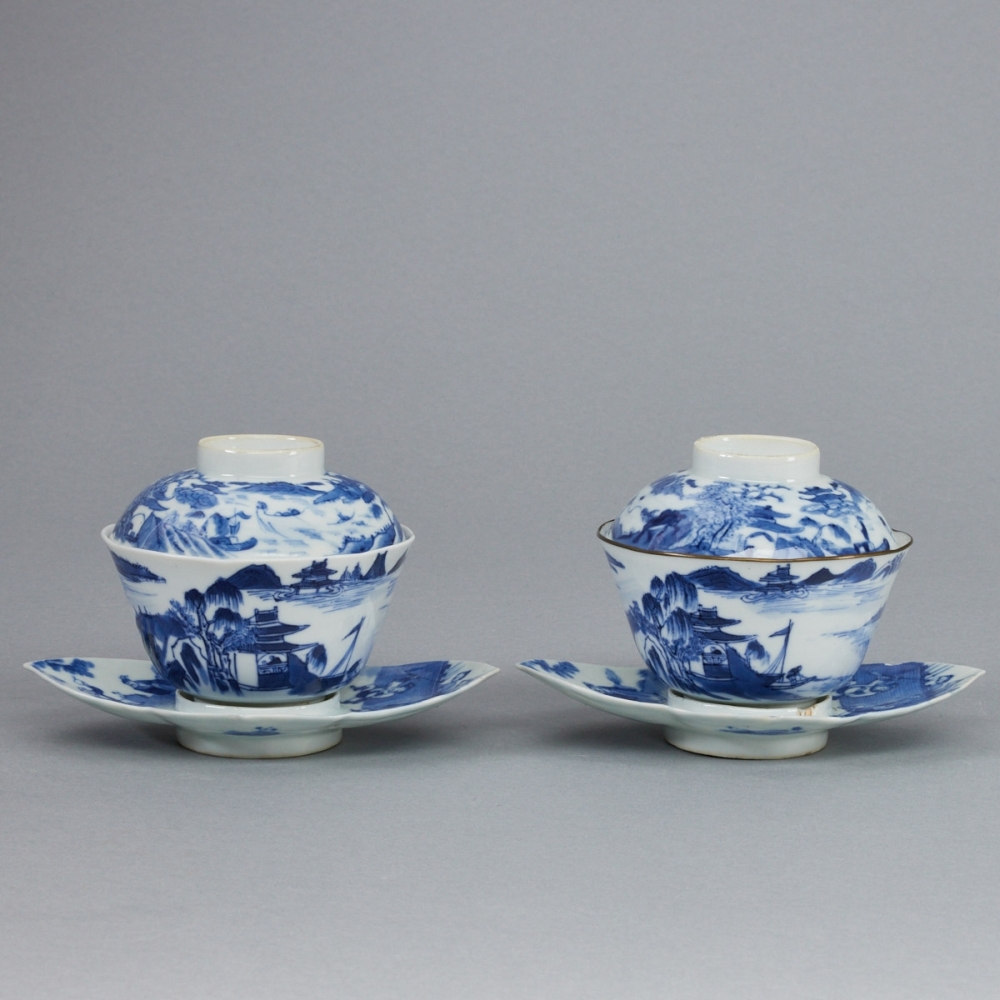 2 Teesets, China, Qing Dynastie, um 1800