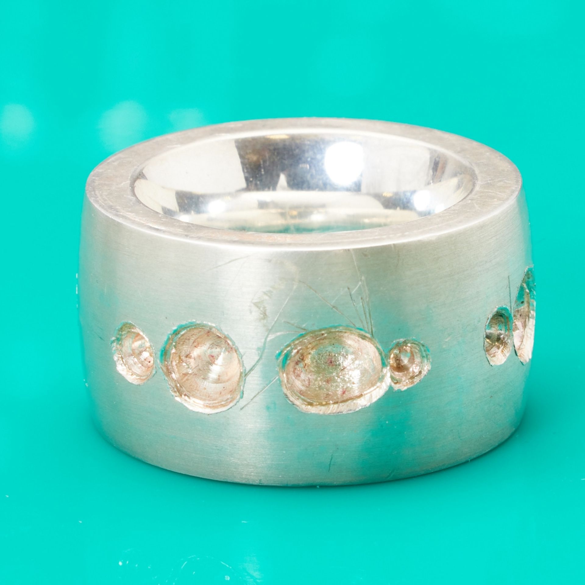 Schubart - Designer Ring in Sterling mit Bohrlöchern