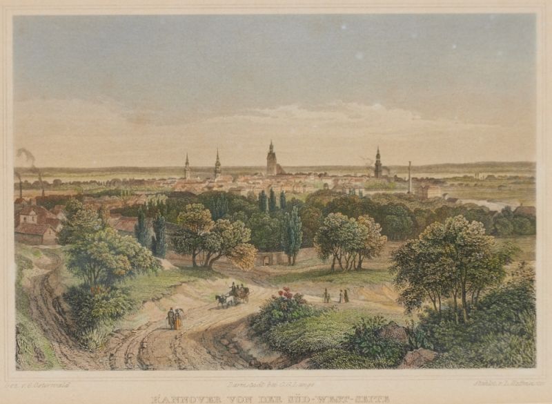 8 Stiche mit Hannover-Ansichten, Deutschland, 19. Jahrhundert / um 1900. - Image 4 of 17