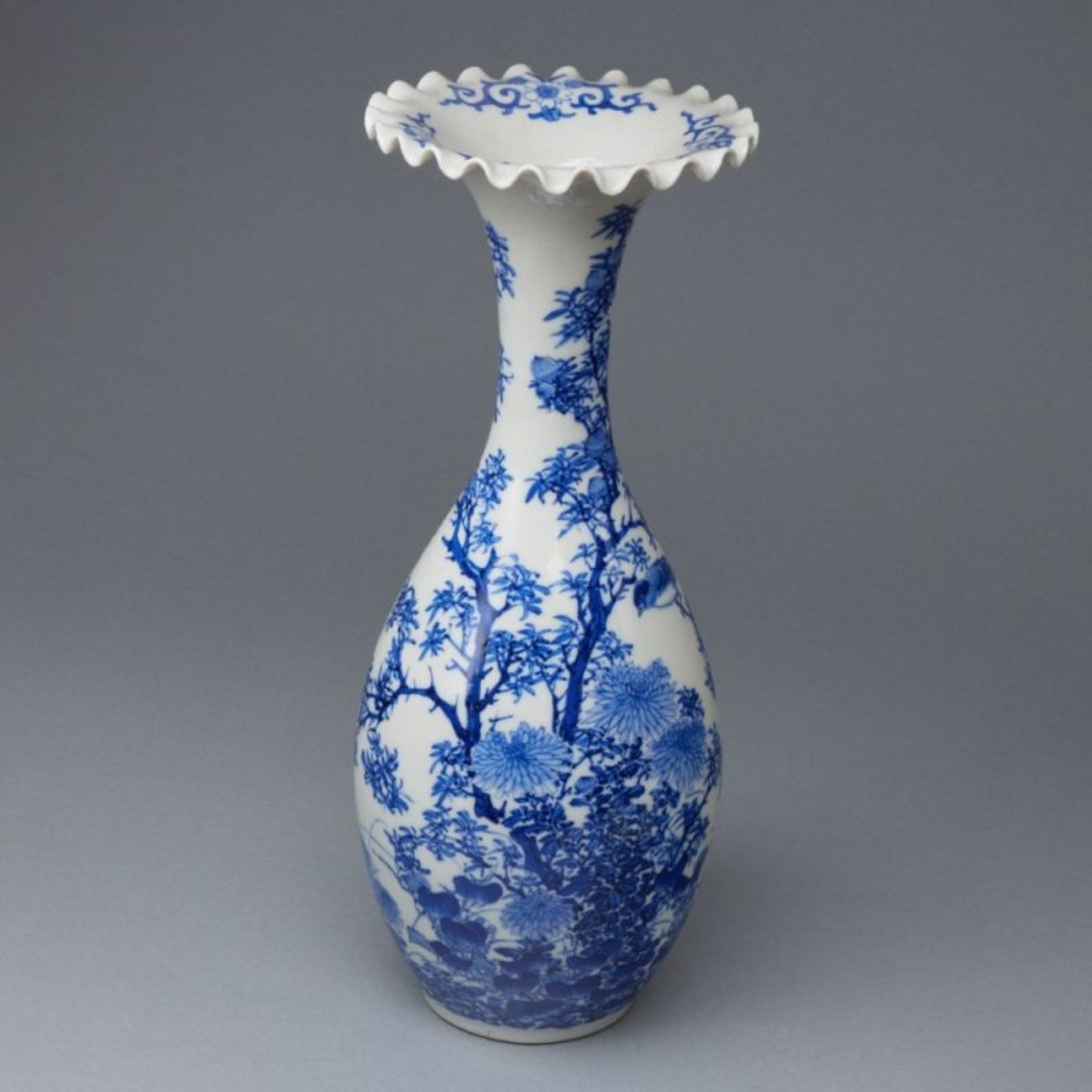 Vase mit Vogeldekor, Japan, wohl erste Hälfte 20. Jahrhundert - Image 2 of 4