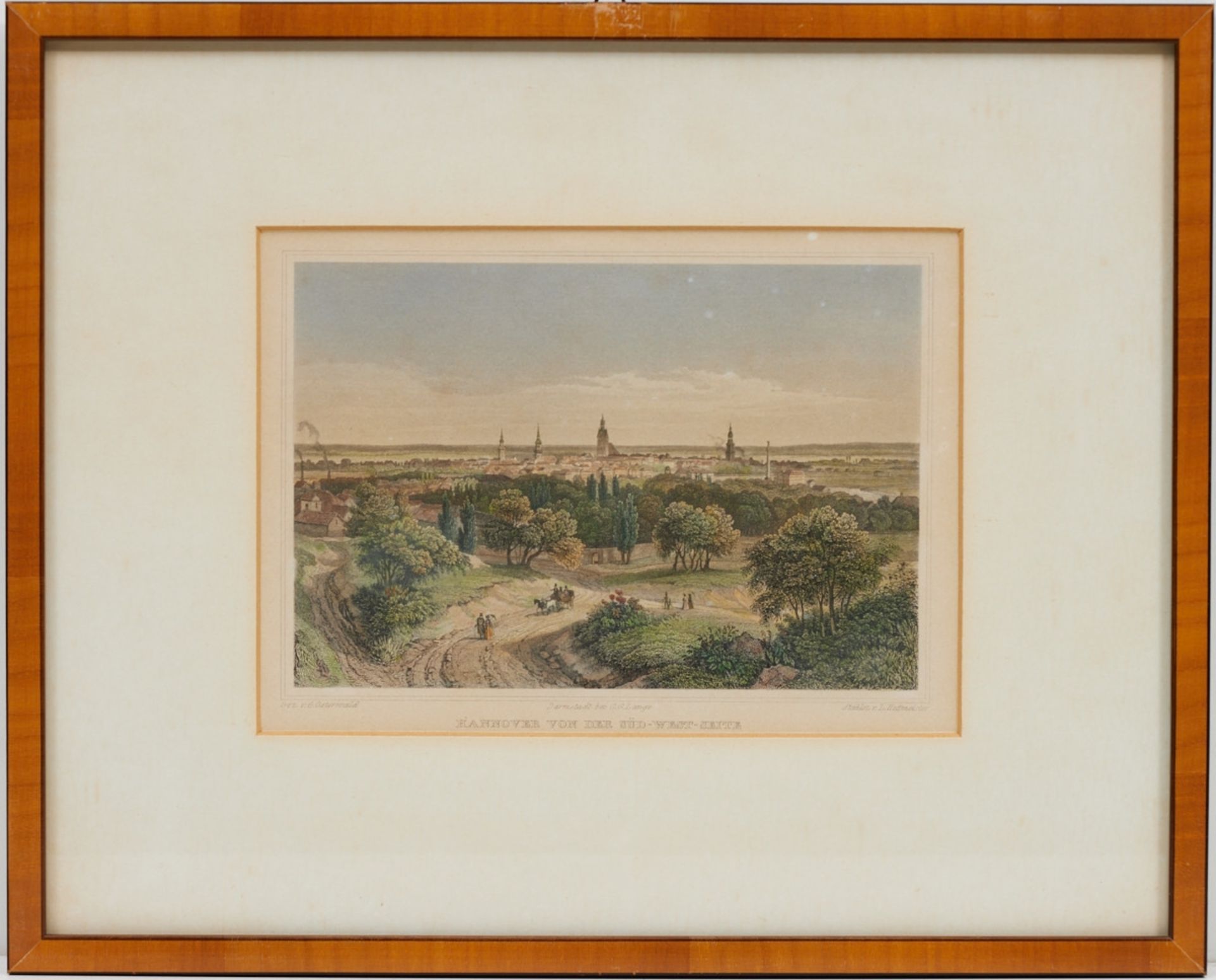 8 Stiche mit Hannover-Ansichten, Deutschland, 19. Jahrhundert / um 1900. - Bild 5 aus 17