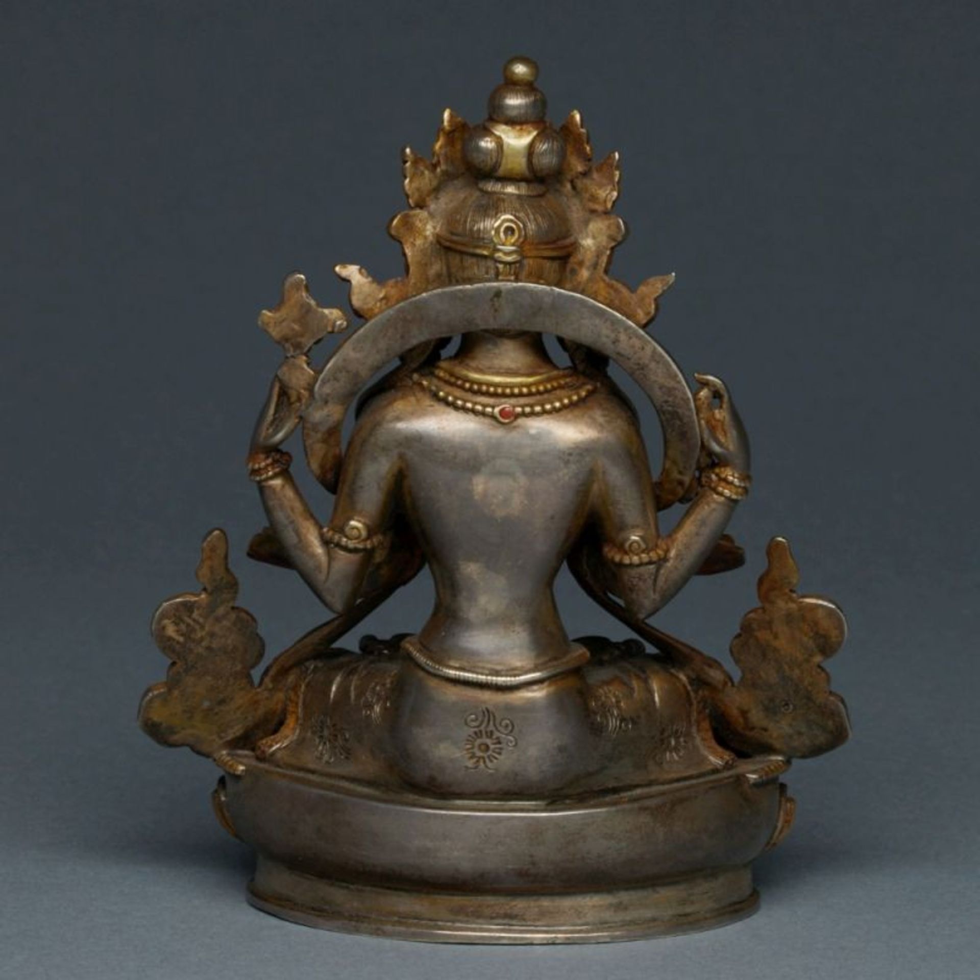 Avalokiteshvara, Tibet, Anfang 20. Jahrhundert - Bild 3 aus 4