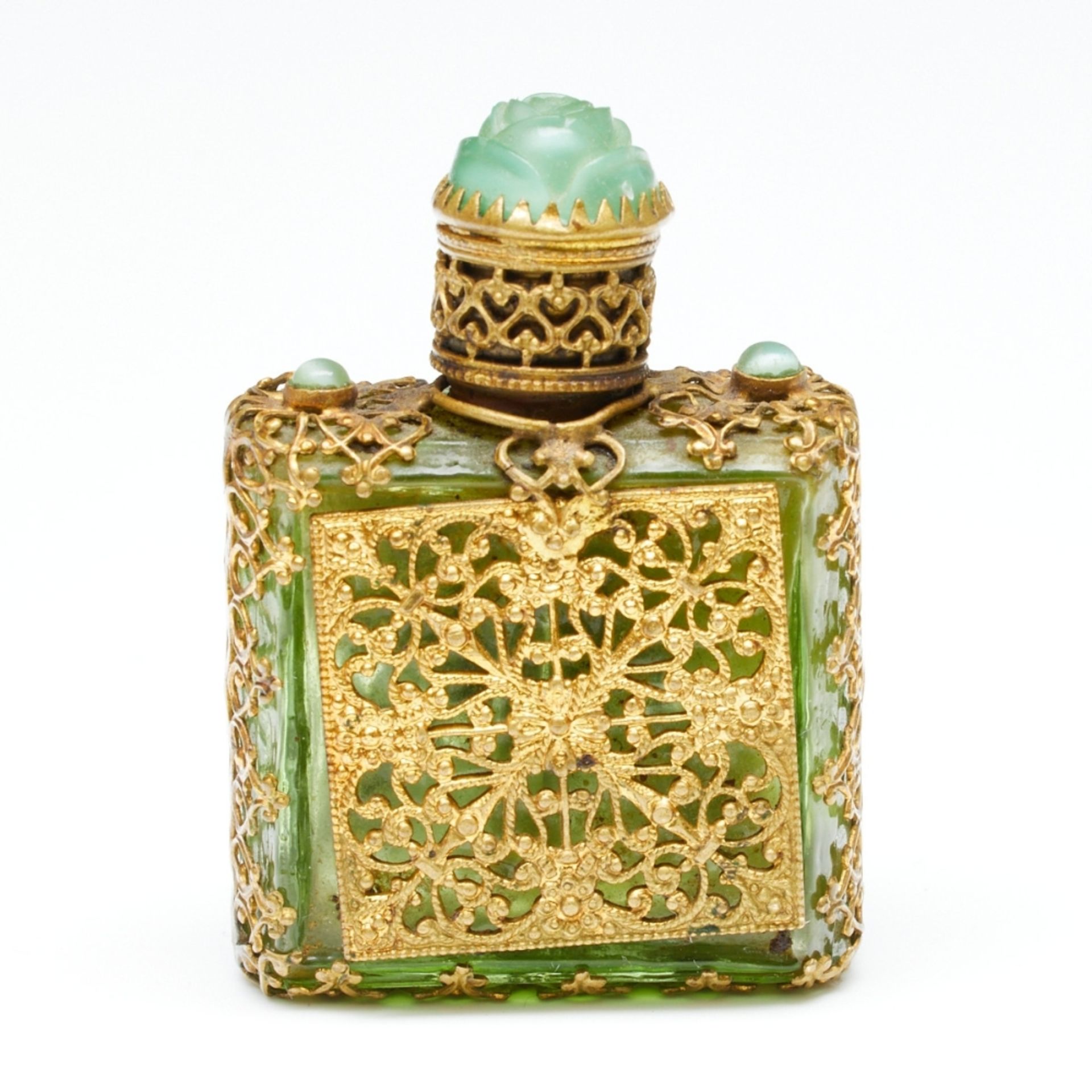 Parfümflakon, wohl Persien Mitte 20. Jahrhundert - Bild 2 aus 5