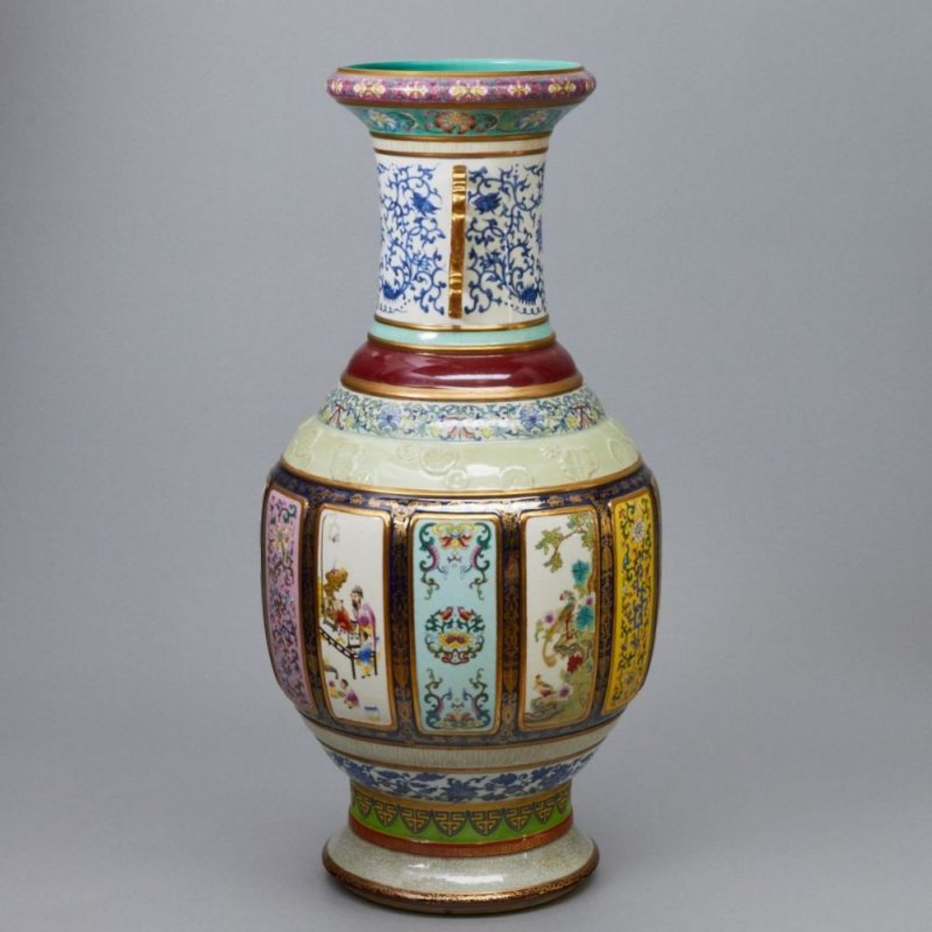 Große Vase, China - Bild 3 aus 5