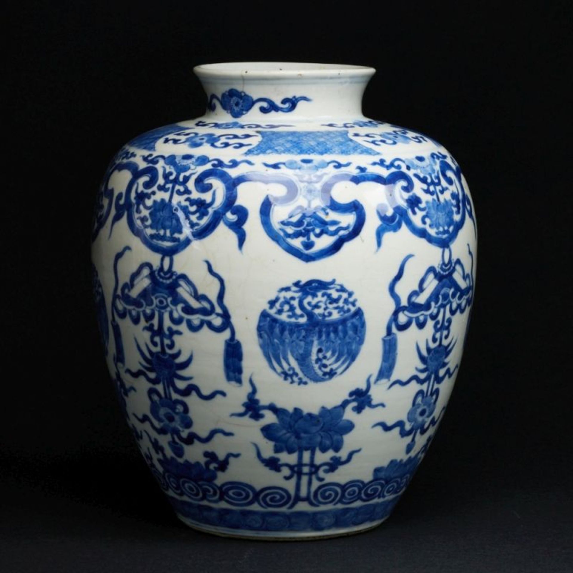 Alte Vase / Weinkrug, China, Qing Dynastie, um 1700 (Kangxi) - Bild 2 aus 4