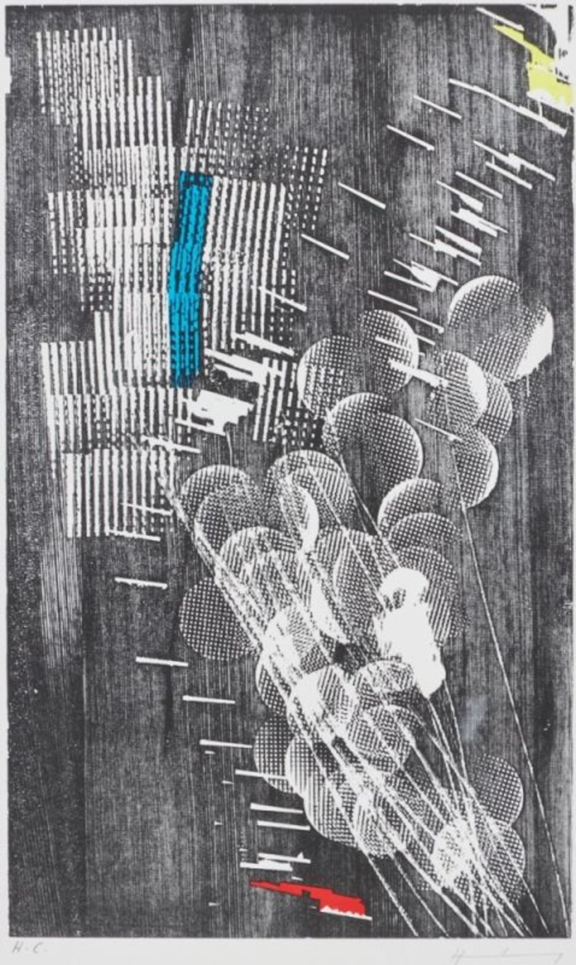 Hans Hartung. H - 3 - 1973.