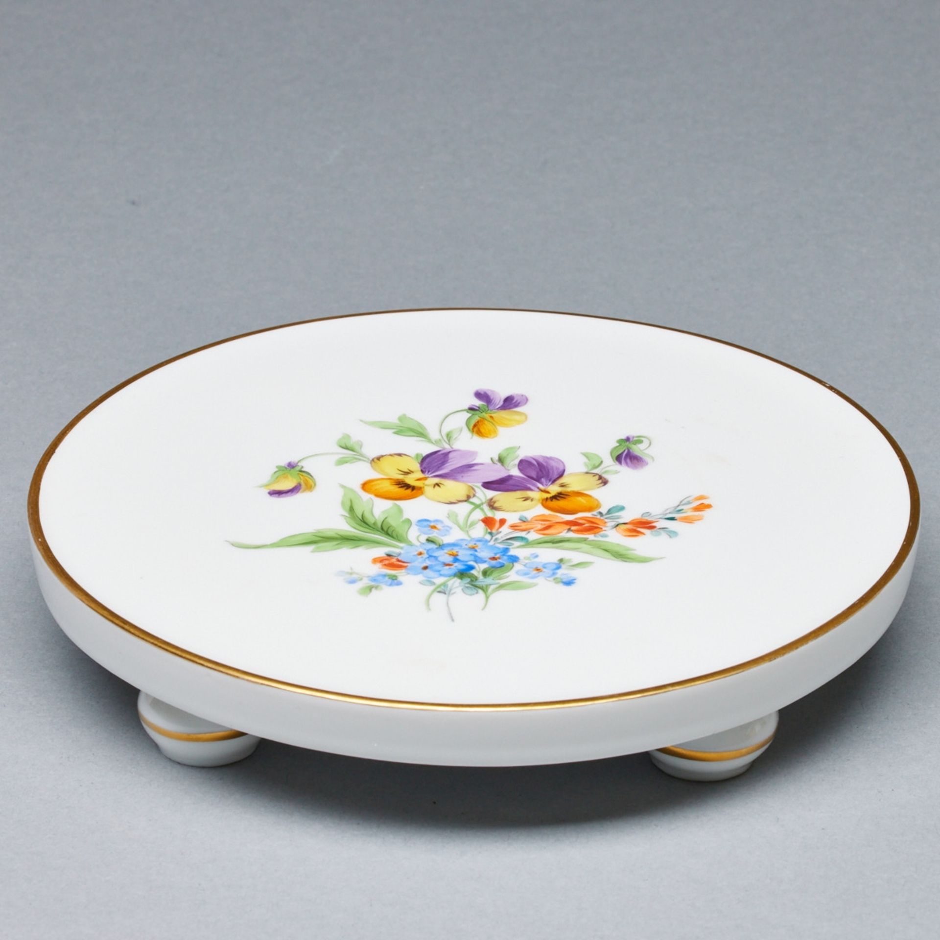 Kannenuntersatz - Blume 3. Meissen 1970.