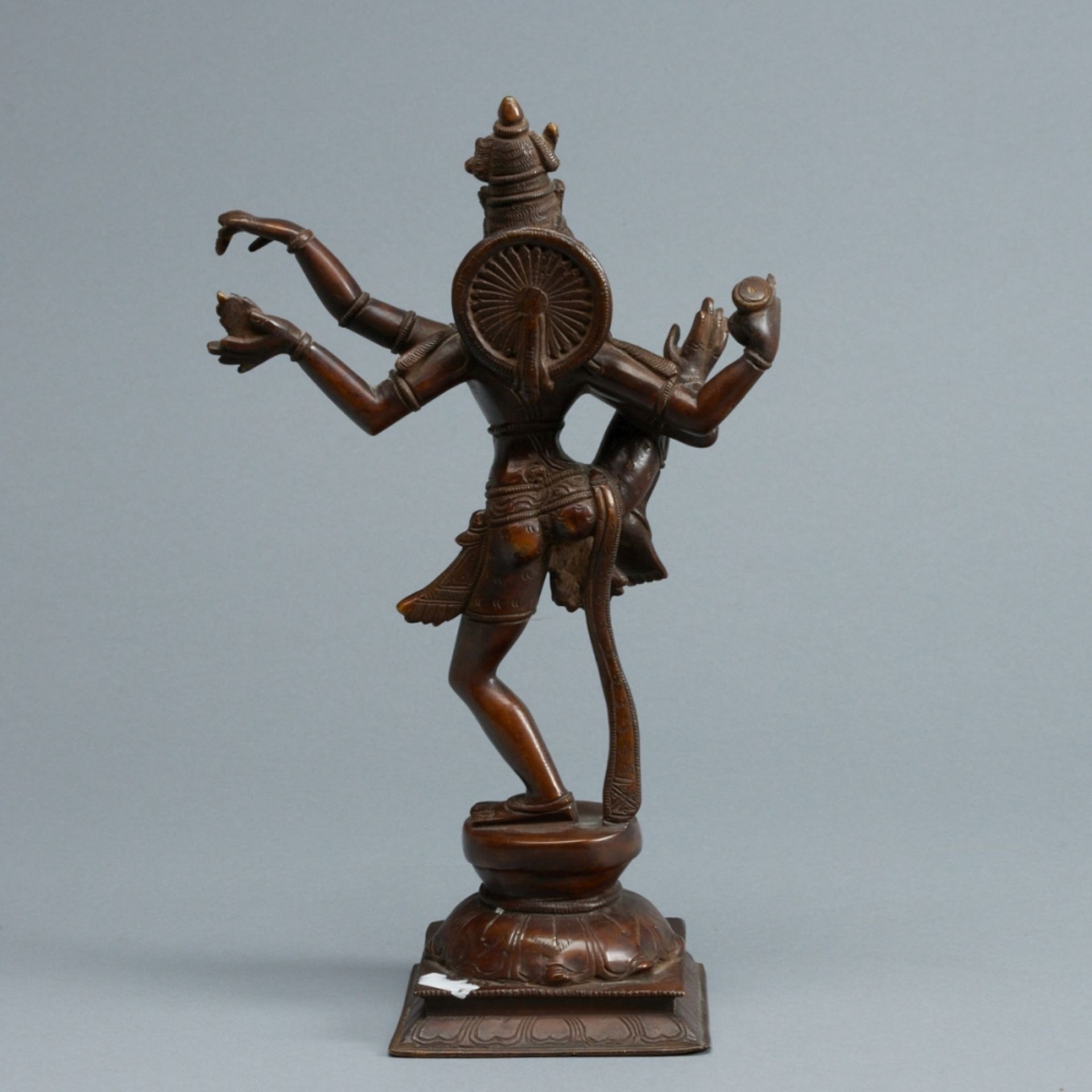 Tanzende Shiva, Indien, 20. Jahrhundert - Bild 3 aus 3