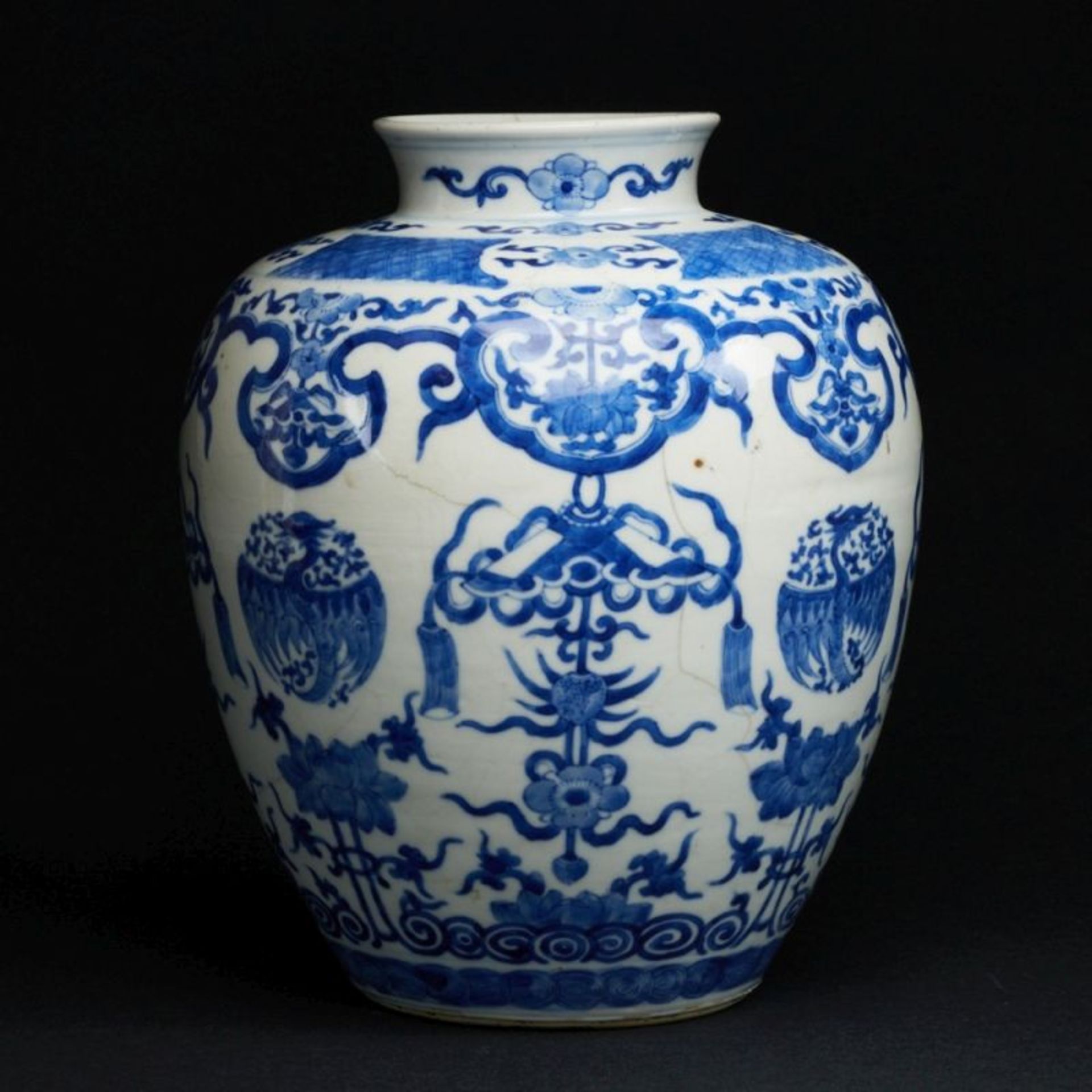 Alte Vase / Weinkrug, China, Qing Dynastie, um 1700 (Kangxi) - Bild 4 aus 4