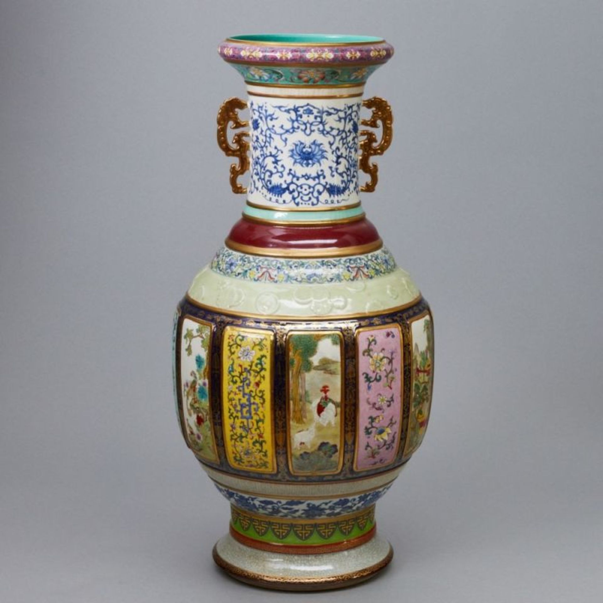 Große Vase, China - Bild 2 aus 5