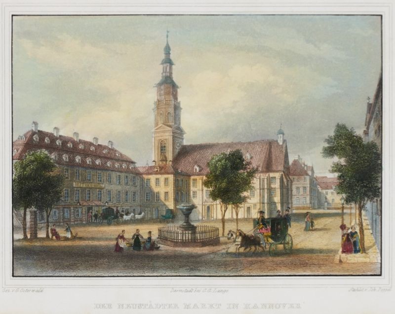 8 Stiche mit Hannover-Ansichten, Deutschland, 19. Jahrhundert / um 1900. - Image 10 of 17