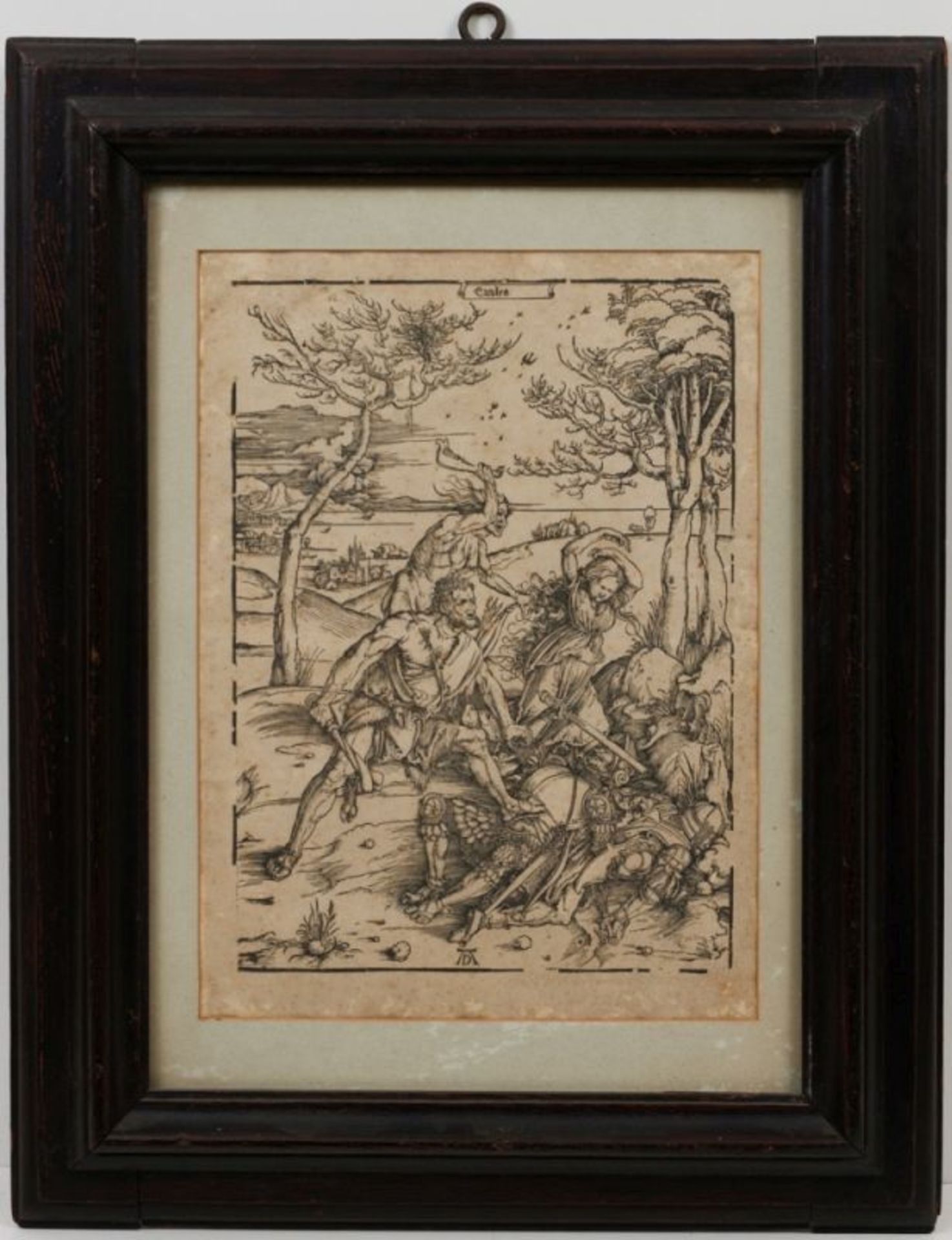 Albrecht Dürer (1471-1528), Herkules tötet die Molioniden (Holzschnitt, um 1700) - Image 2 of 2