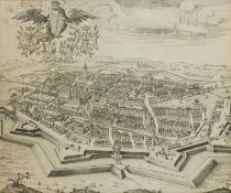 Kupferstecher um 1700, Ansicht von Berlin