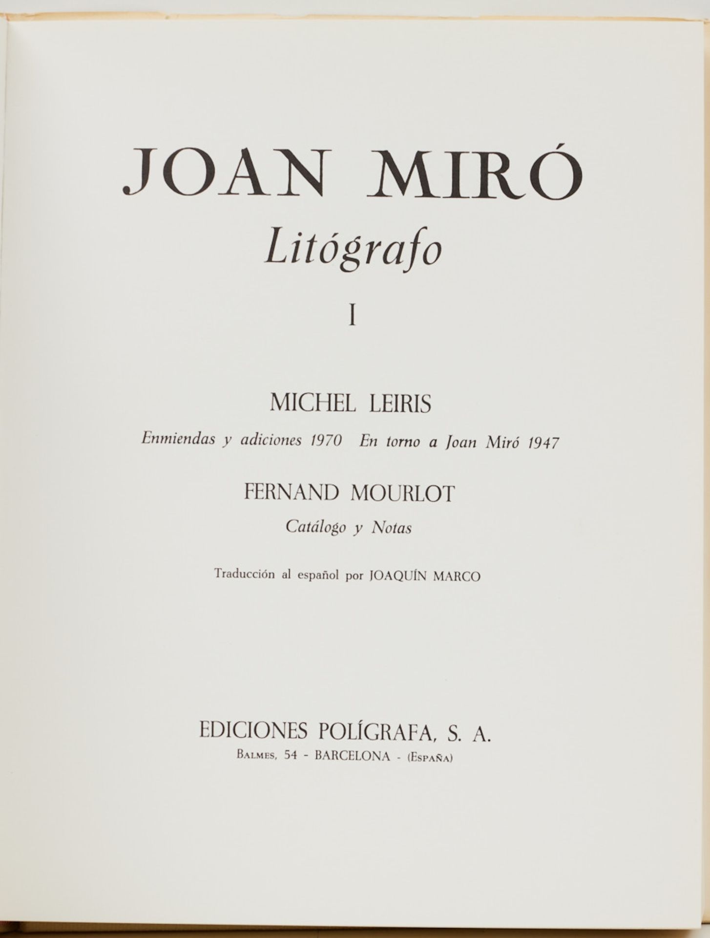 Joan Miró, Litógrafo, 1972 - Image 2 of 5