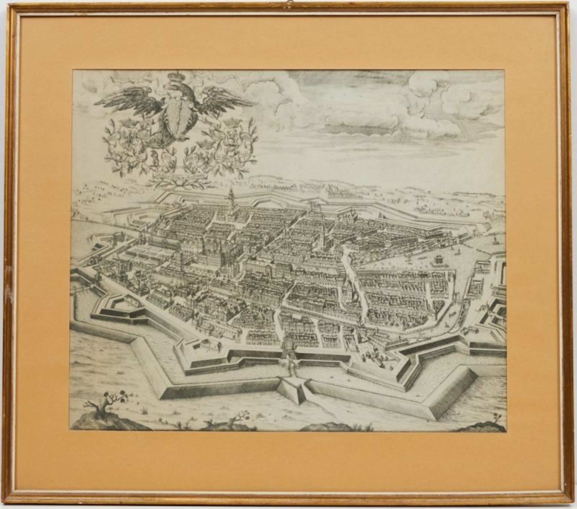 Kupferstecher um 1700, Ansicht von Berlin - Image 2 of 2