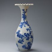 Vase mit Vogeldekor, Japan, wohl erste Hälfte 20. Jahrhundert