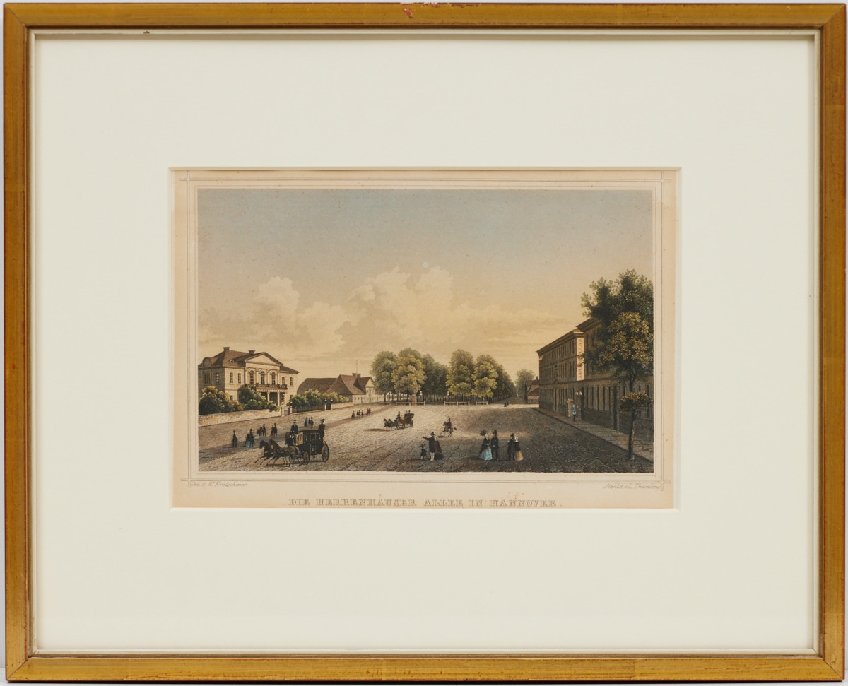8 Stiche mit Hannover-Ansichten, Deutschland, 19. Jahrhundert / um 1900. - Image 9 of 17