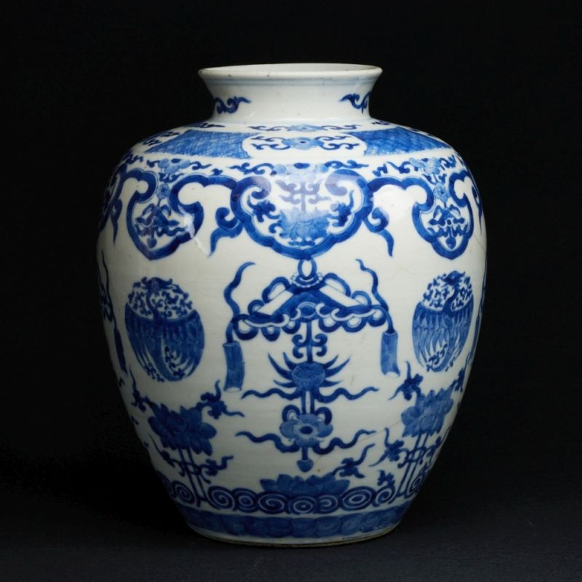 Alte Vase / Weinkrug, China, Qing Dynastie, um 1700 (Kangxi) - Bild 3 aus 4