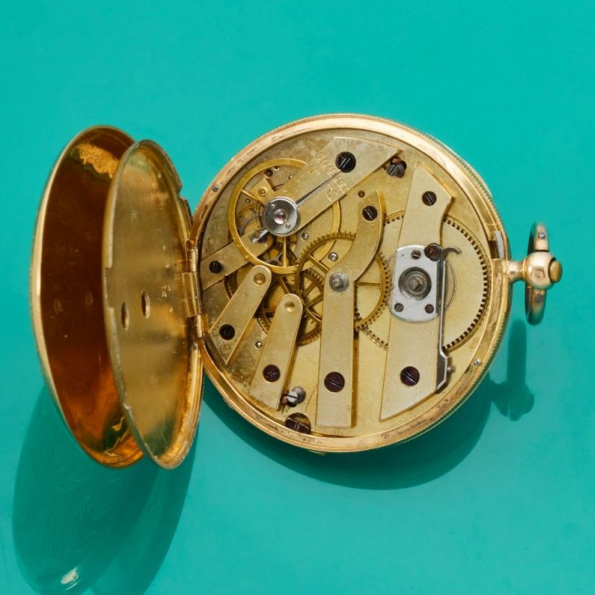 Biedermeier-Taschenuhr - Image 2 of 2