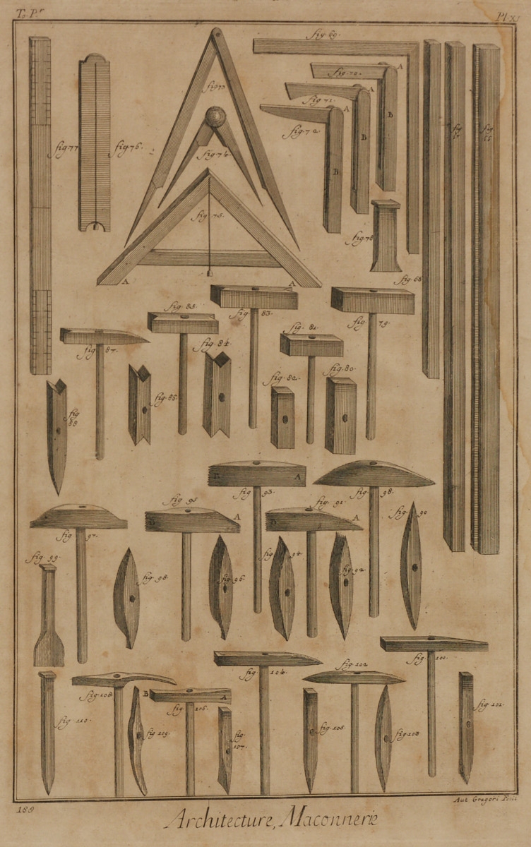 Gregori, Fambrini, Vier Architektur Kupferstiche, 18. Jahrhundert - Image 6 of 7