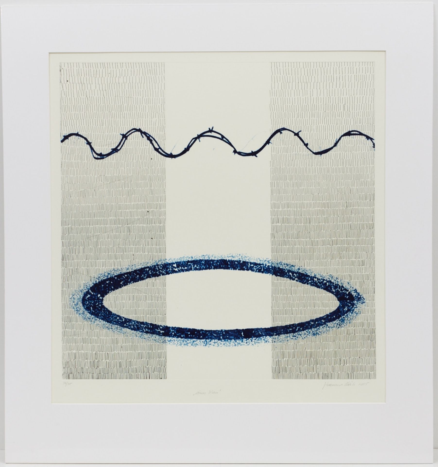 Johannes Haider. "sinus blau". - Image 2 of 2