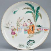 Großer Teller, China. Qing Dynastie.