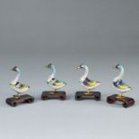 Cloisonné Enten Miniaturen, China