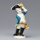 Putto als Sächsischer Soldat. Meissen 1850-1924.