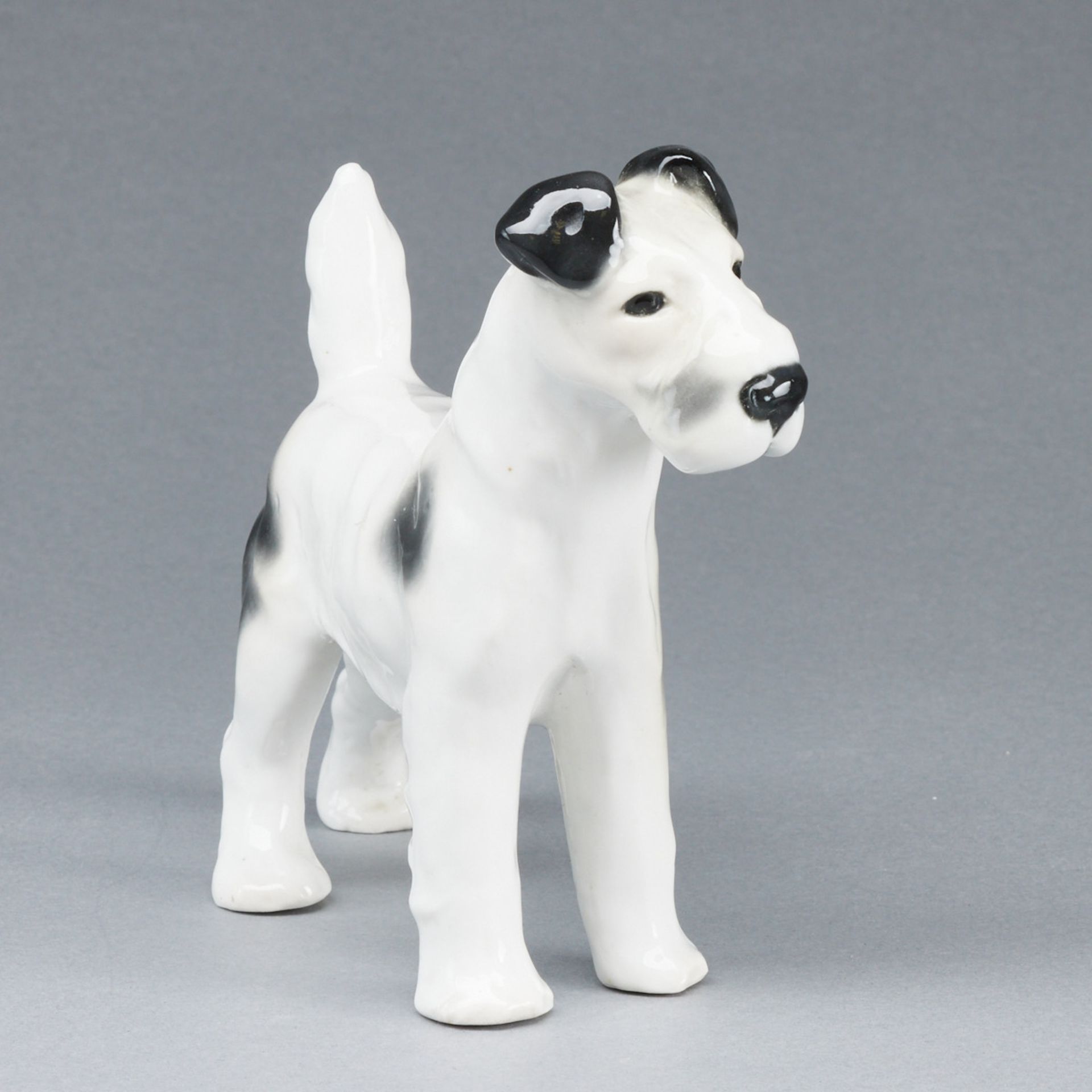 Foxterrier. Porzellanfabrik Ilse Pfeffer, Gotha 1934 - ca. 1942. - Bild 2 aus 2