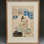 Utagawa Kunisada, N0. 62 Sei Shonagon, Rokuju-niban Sei Shonagon, aus der Series One Hundred Poems b