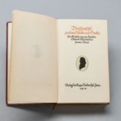 Briefwechsel zwischen Schiller und Goethe. Mit Einführung von Houston Stewart Chamberlain