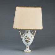 Vase als Tischlampe - Rothschild (RO). Herend 1960-1970er Jahre.