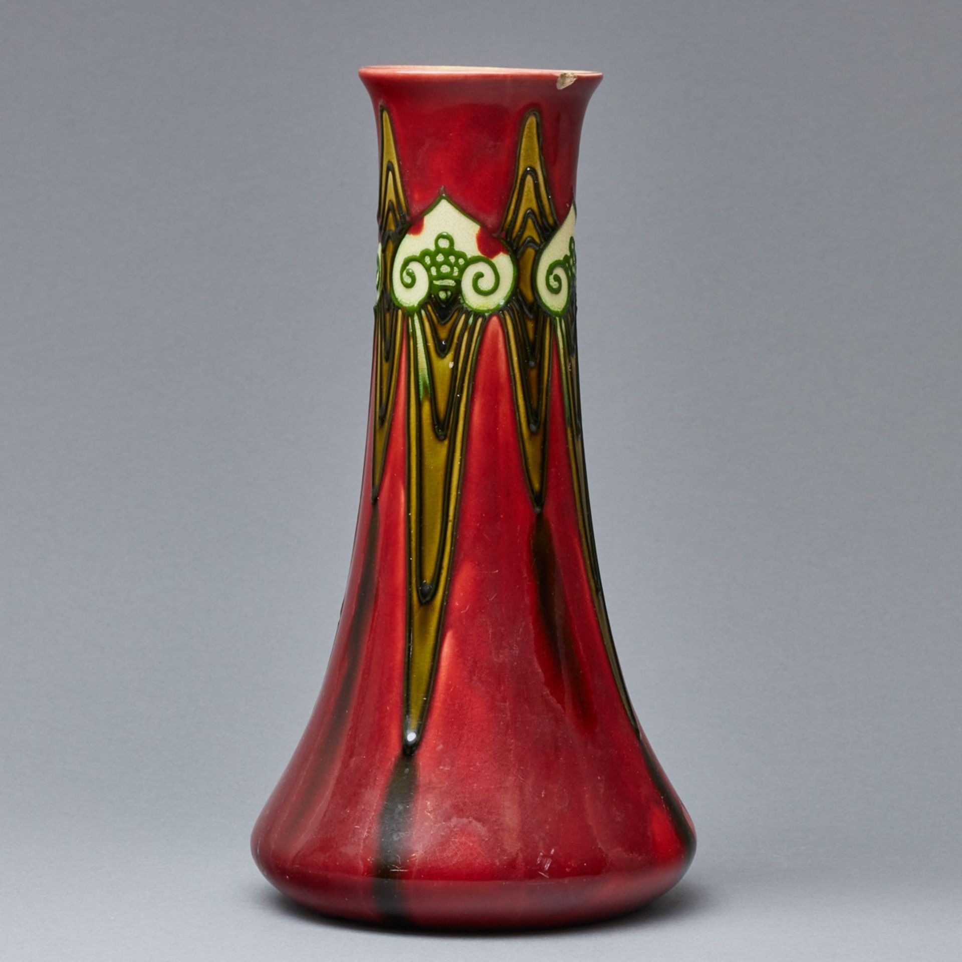 Vase  Calla-Lilien-Blüten - Minton Secessionist Ware. Minton, Stoke-on-Trent in Staffordshire / Engl - Bild 2 aus 2