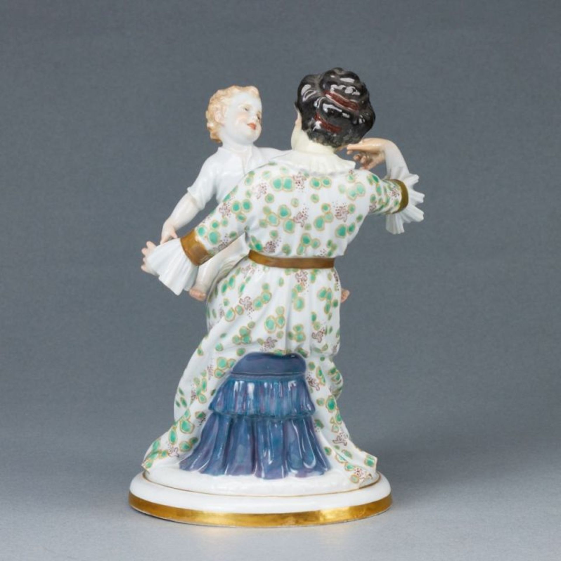 Figurengruppe "Mutter, mit einem Kind spielend" - Paul Helmig. Meissen um 1911-1912. - Image 3 of 3